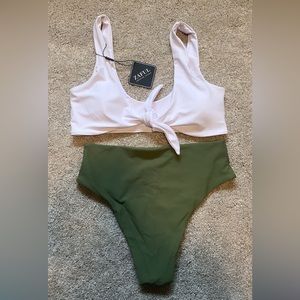 Zaful High rise bikini set